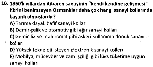 TAR4003 Türk Yenileşme Tarihi çıkmış sınav sorusu 2