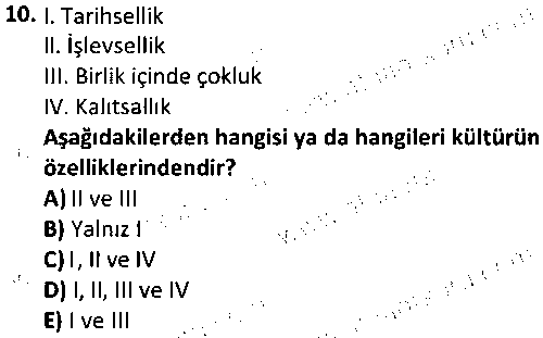 RKR4003 Farklı Kültürlerde Rekreasyon çıkmış sınav sorusu 2