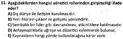 TOI2001 Otel İşletmeciliği çıkmış sınav sorusu 3
