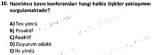 BYYA2008 Kurumsal İletişim Yönetimi çıkmış sınav sorusu 2
