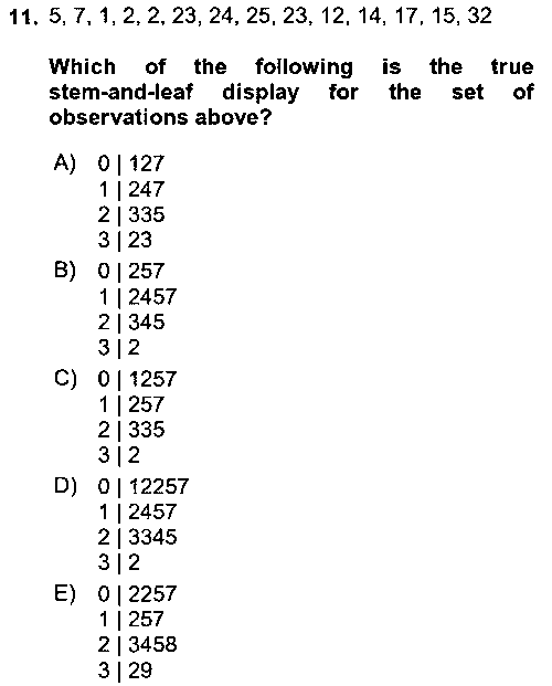 IST209U Statistics 1 çıkmış sınav sorusu 3