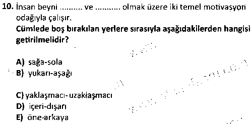 CMH2004 Çağrı Merkezleri İçin Temel Satış Teknikleri çıkmış sınav sorusu 2