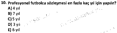 SPY2002 Spor Hukuku çıkmış sınav sorusu 2