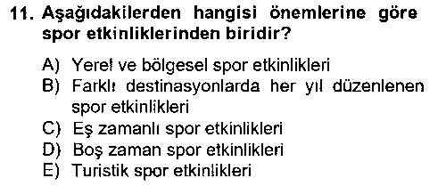 SYT202U Etkinlik Yönetimi çıkmış sınav sorusu 3