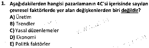 BS1010 Temel Sigortacılık ve Risk çıkmış sınav sorusu 1