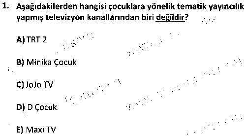SPY2003 Spor ve Medya çıkmış sınav sorusu 1