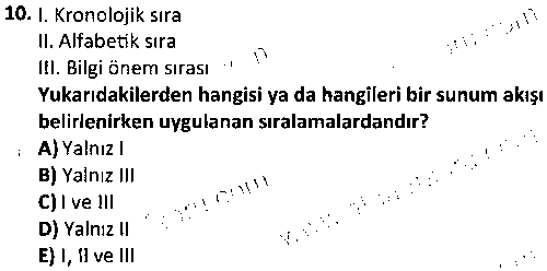 BYYA2004 Zaman ve Toplantı Yönetimi çıkmış sınav sorusu 2