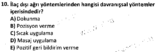 CGE1011 Çocuk Sağlığı ve Hastalıkları çıkmış sınav sorusu 2