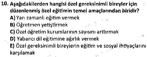 ÇGL3004 Türk Toplumunda ve Farklı Kültürlerde Çocuk çıkmış sınav sorusu 2