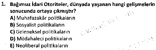 KAM3011 Kamu Yönetiminde Güncel Yaklaşımlar çıkmış sınav sorusu 1