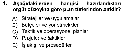 PMY205U Perakende Yönetimi çıkmış sınav sorusu 1