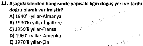 FOT1008 Göstergebilim çıkmış sınav sorusu 3
