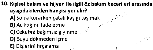 ÇGL1012 Oyun Çocukluğu Döneminde Gelişim çıkmış sınav sorusu 2