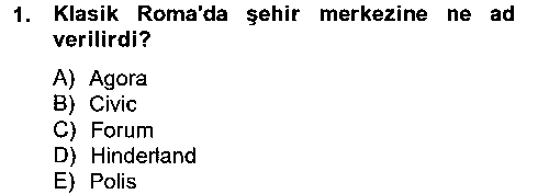 SOS308U Kent Sosyolojisi çıkmış sınav sorusu 1