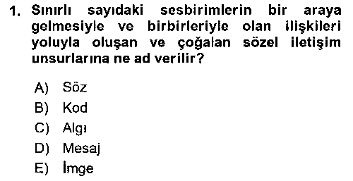 GIT301U Görsel İletişim Ve Kuramları çıkmış sınav sorusu 1