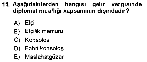 MLY410U Vergi Planlaması çıkmış sınav sorusu 3