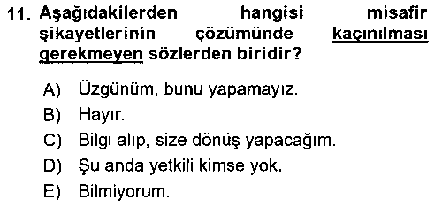 KOI205U Ön Büro Yönetimi çıkmış sınav sorusu 3