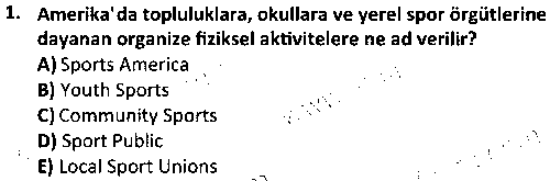 SYP2009 Karşılaştırmalı Spor Yönetimi çıkmış sınav sorusu 1