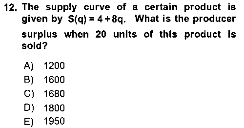 MAT110U Mathematics 2 çıkmış sınav sorusu 3