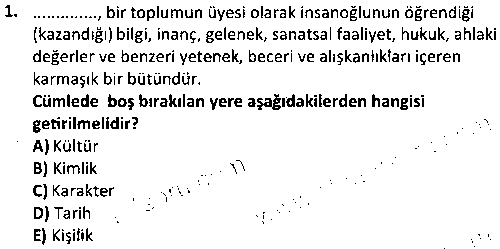 SOH1004 Sosyal Antropoloji çıkmış sınav sorusu 1