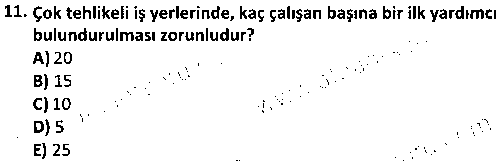 ADY2002 Afetlerde Risk ve Kriz Yönetimi çıkmış sınav sorusu 3