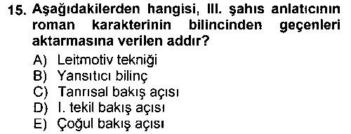 EDB303U 2. Abdülhamit Dönemi Türk Edebiyatı çıkmış sınav sorusu 3