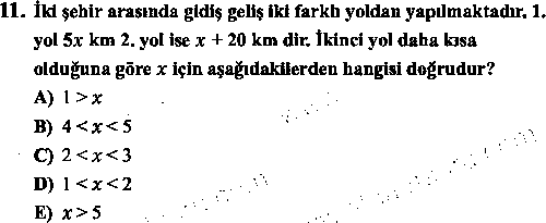 İŞL1009 Matematik 1 çıkmış sınav sorusu 3