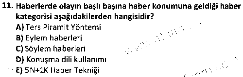 HIT3003 Halkla İlişkiler Yazarlığı çıkmış sınav sorusu 3