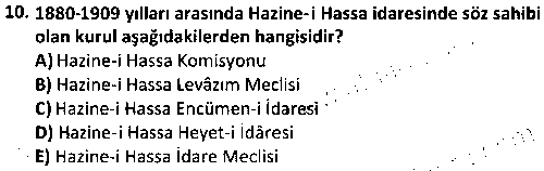 TAR3005 Osmanlı Sosyal İktisat Tarihi çıkmış sınav sorusu 2