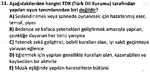ÇGL3004 Türk Toplumunda ve Farklı Kültürlerde Çocuk çıkmış sınav sorusu 3