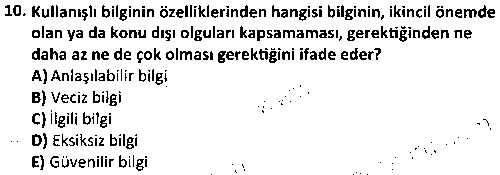ADY2005 Yönetim ve Organizasyon çıkmış sınav sorusu 2