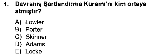 CMH204U İş ve Yaşamda Motivasyon çıkmış sınav sorusu 1