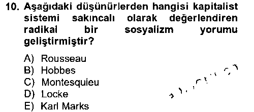 ADL106U İnsan Hakları Ve Kamu Özgürlükleri çıkmış sınav sorusu 2