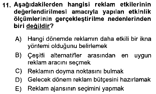 PZL303U Tanıtım Ve Pazarlama çıkmış sınav sorusu 3