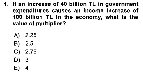 IKT108U Introduction to Economics 2 çıkmış sınav sorusu 1