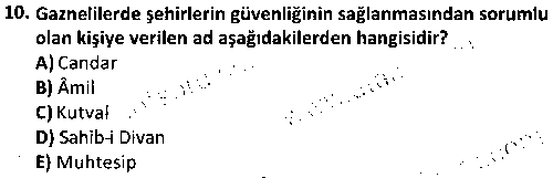 KAM3012 Türk Yönetim Tarihi çıkmış sınav sorusu 2