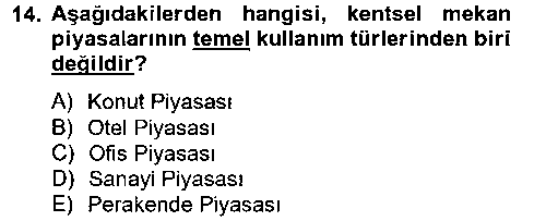 EMY102U Gayrimenkul Ekonomisi çıkmış sınav sorusu 3