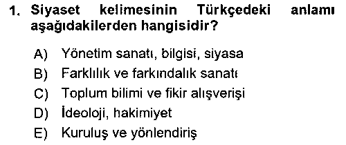 SMY202U Sosyal Medya ve Siyasal İletişim çıkmış sınav sorusu 1