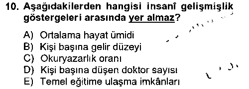IKT412U İktisat Tarihi çıkmış sınav sorusu 2