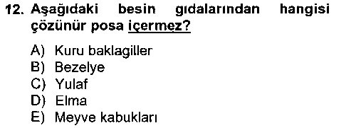 EVI212U Sağlıklı Yaşam çıkmış sınav sorusu 2