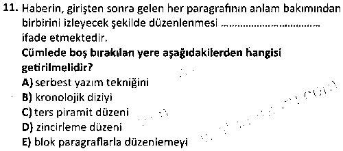 YMG1008 Haber Toplama ve Yazma Teknikleri çıkmış sınav sorusu 3