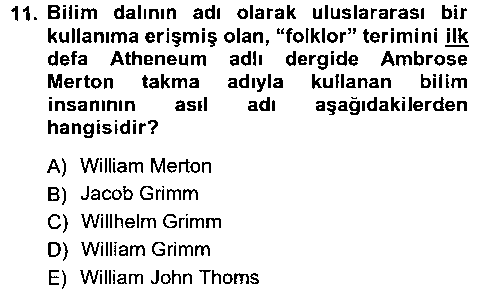 EDB101U Halk Edebiyatına Giriş 1 çıkmış sınav sorusu 2