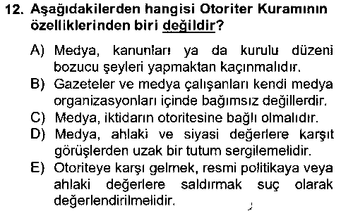ILT110U Uluslararası İletişim çıkmış sınav sorusu 3