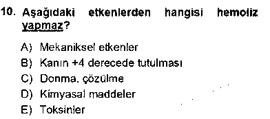LBV107U Temel Veteriner Fizyoloji çıkmış sınav sorusu 1