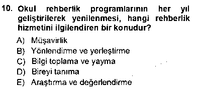 OMB403U Rehberlik çıkmış sınav sorusu 2