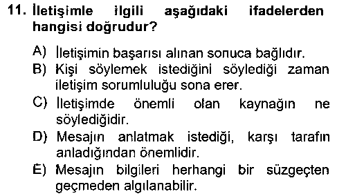 PMY102U Kişisel Satış Teknikleri çıkmış sınav sorusu 3