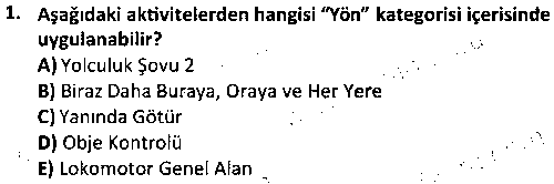 RKR1007 Temel Hareket Eğitimi çıkmış sınav sorusu 1