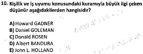 ADY1007 Çalışma İlişkileri ve Etik çıkmış sınav sorusu 2