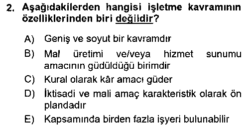 HUK134U Temel İş Hukuku çıkmış sınav sorusu 2