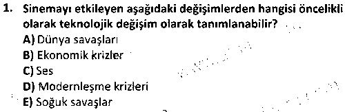YMG1010 Yeni Medyaya Giriş çıkmış sınav sorusu 1